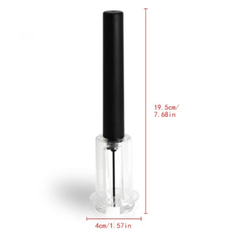 High End Pneumatic Wine Bottle Opener Black Cork Remover Easy Air Pressure Wine Opener H06