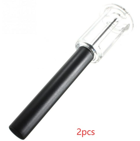 High End Pneumatic Wine Bottle Opener Black Cork Remover Easy Air Pressure Wine Opener H06